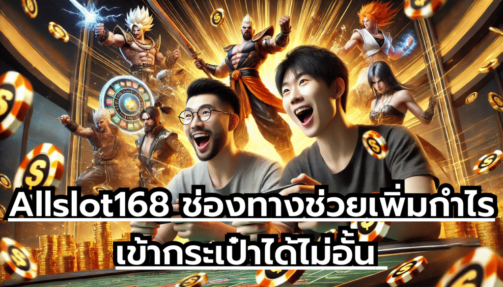 Allslot168 ช่องทางช่วยเพิ่มกำไร เข้ากระเป๋าได้ไม่อั้น ทางลัดของคนรวย