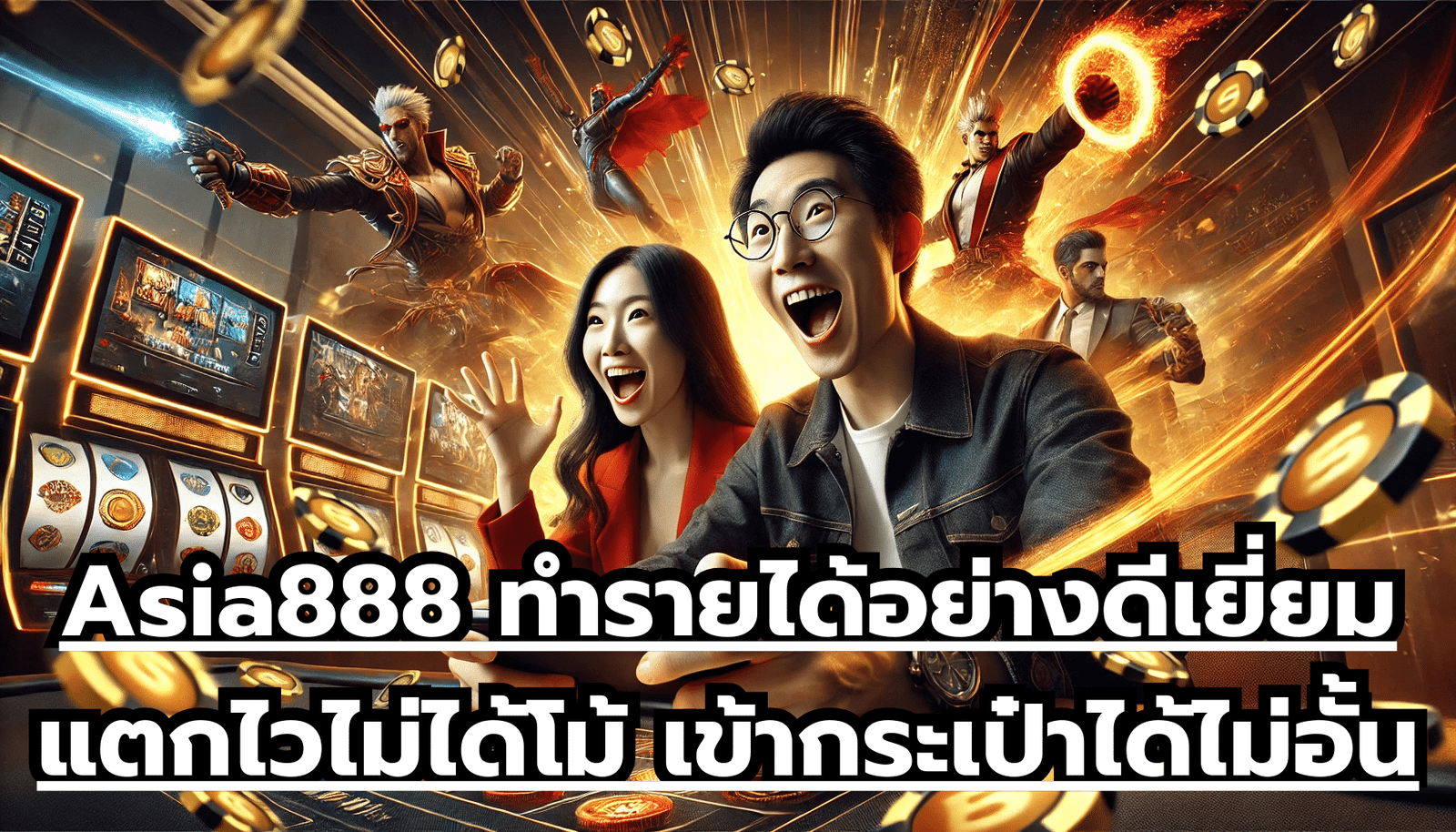 Asia888 ทำรายได้อย่างดีเยี่ยม แตกไวไม่ได้โม้ เข้ากระเป๋าได้ไม่อั้น