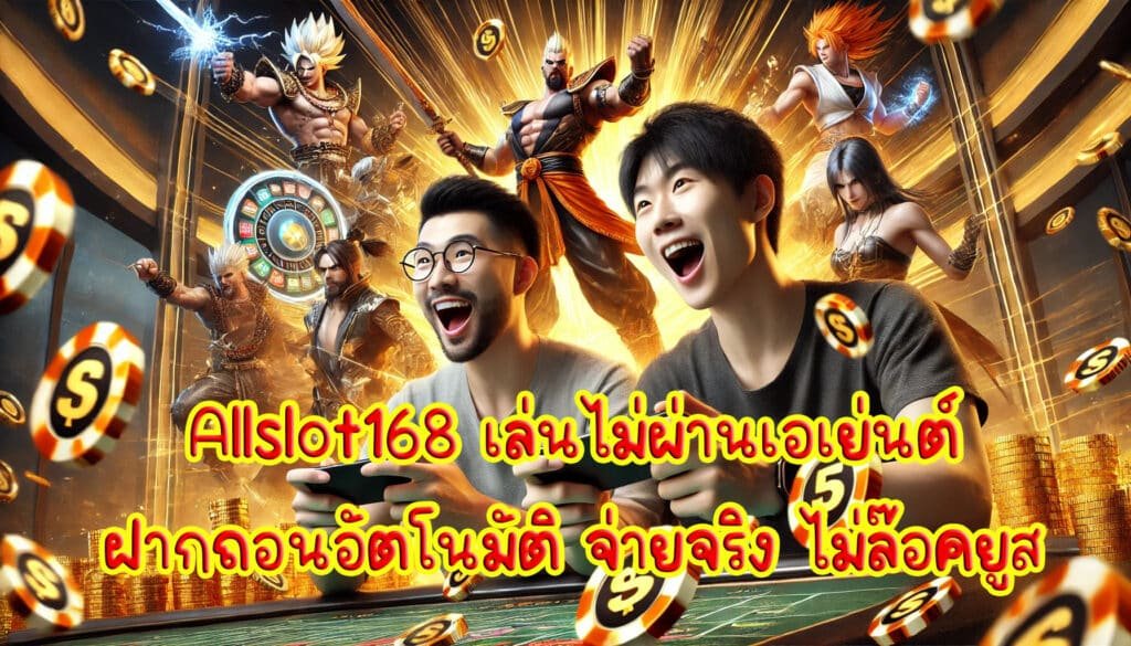 Allslot168 สล็อตแตกง่าย เล่นไม่ผ่านเอเย่นต์ ฝากถอนอัตโนมัติ จ่ายจริง ไม่ล๊อคยูส-2
