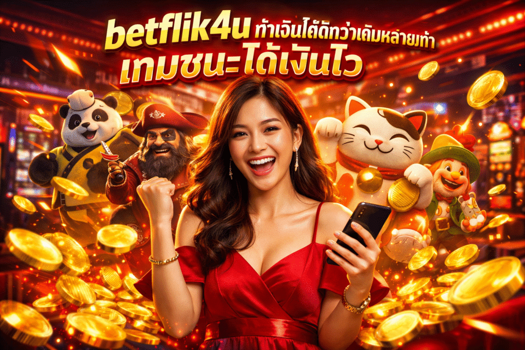 betflik4u ทำเงินได้ดีกว่าเดิมหลายเท่า เกมชนะได้เงินไว